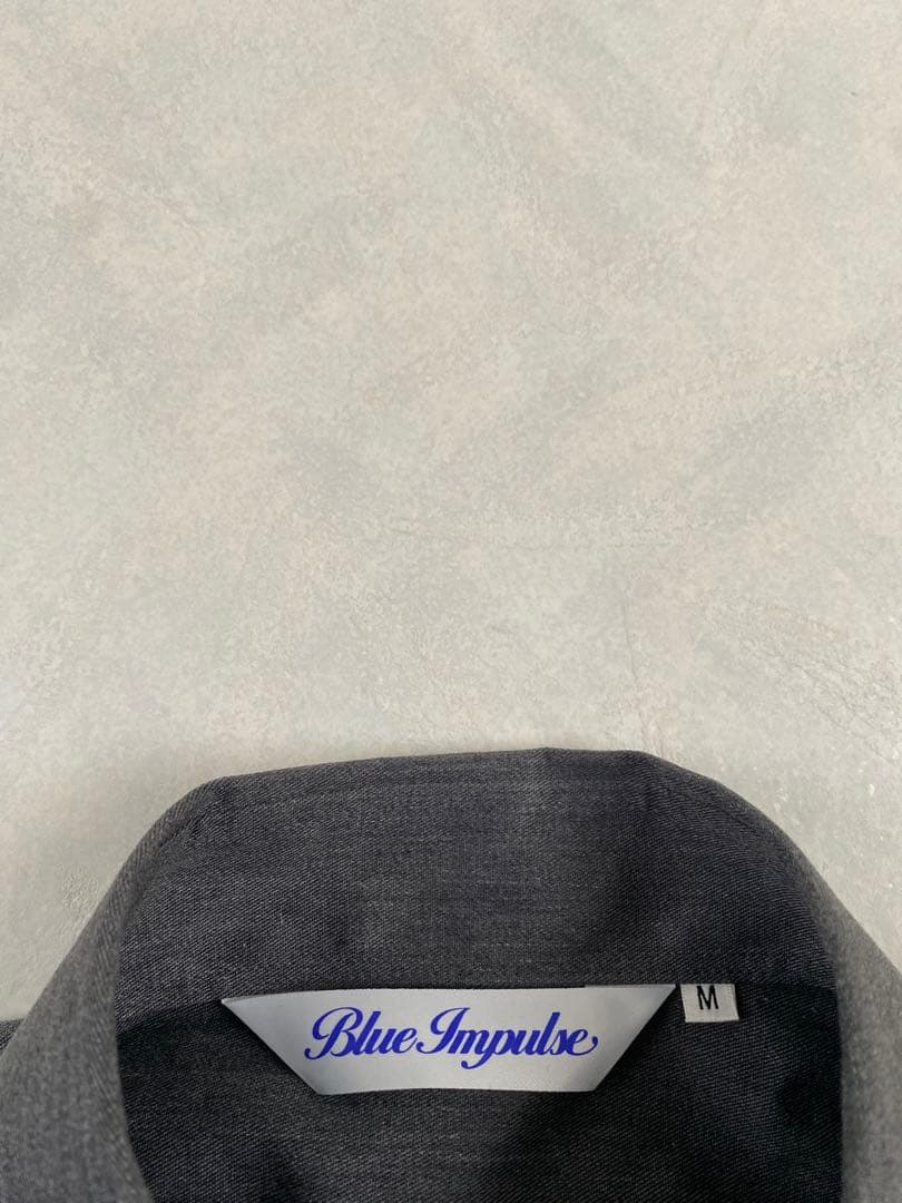 美品 Blue Impulse 半袖シャツ サイズM グレー JASDF 防衛省