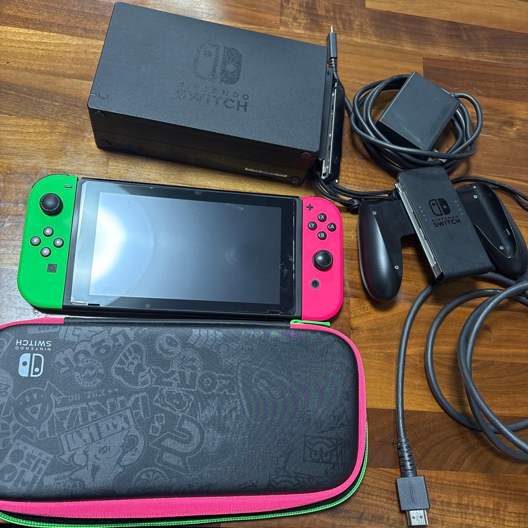 Nintendo Switch グリーン/ピンク Joy-Con