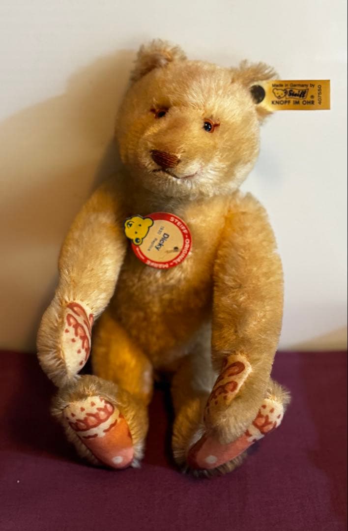 Steiff テディベア Dickyベージュ 約22cm