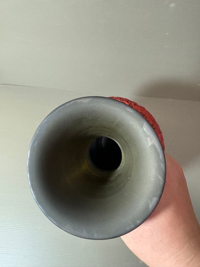 2722 中国美術 漆器 堆朱 剔紅 細密 唐草牡丹雲龍紋 花瓶