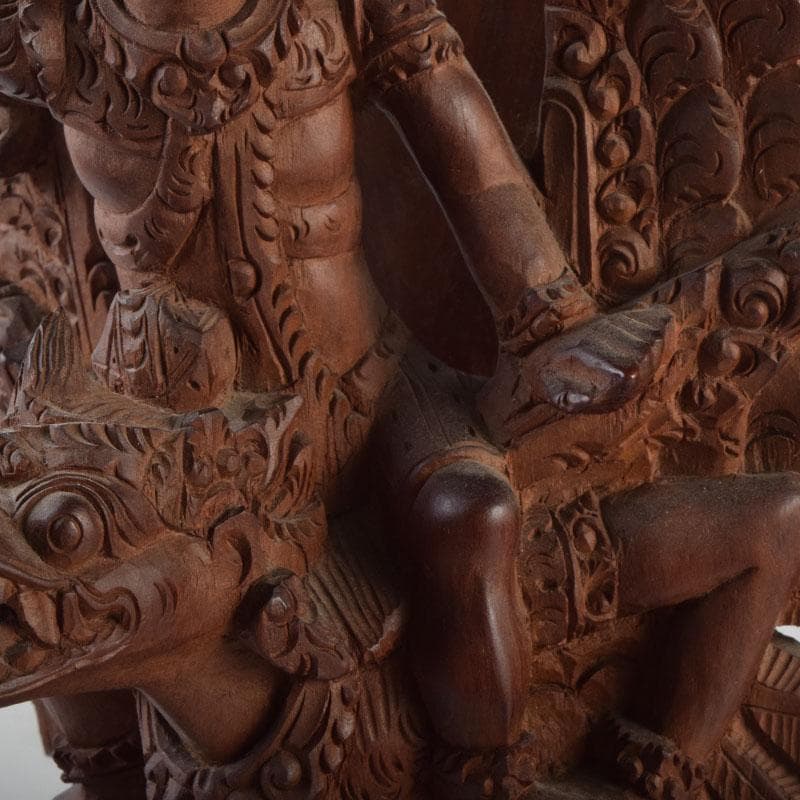 バリ島　インドネシア　木彫　ガルーダ像　置物　C　9116A