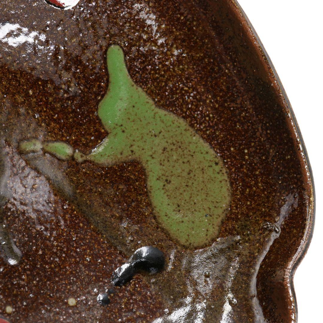 河井寛次郎作 三色打薬鉢　DZ377　GB1