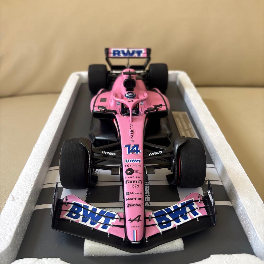 1/18ミニチャンプス アルピーヌF1 A522 F.アロンソ