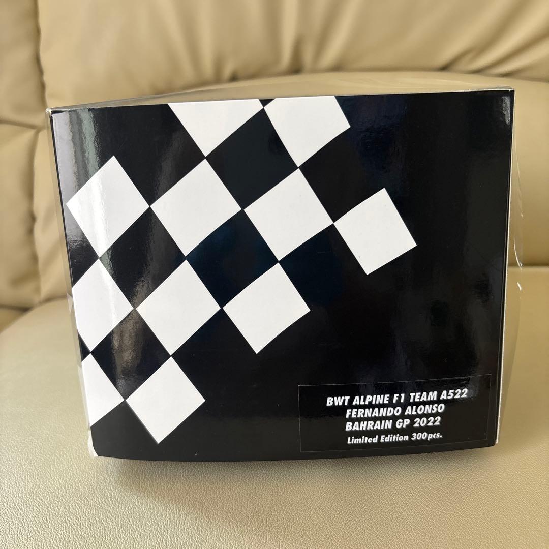 1/18ミニチャンプス アルピーヌF1 A522 F.アロンソ
