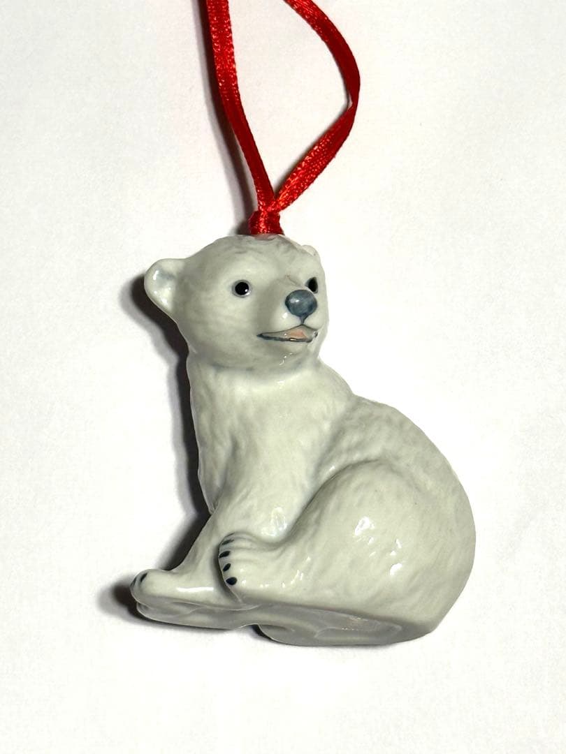 希少　ロイヤルコペンハーゲン シロクマ　ホッキョクグマ　オーナメント　置物