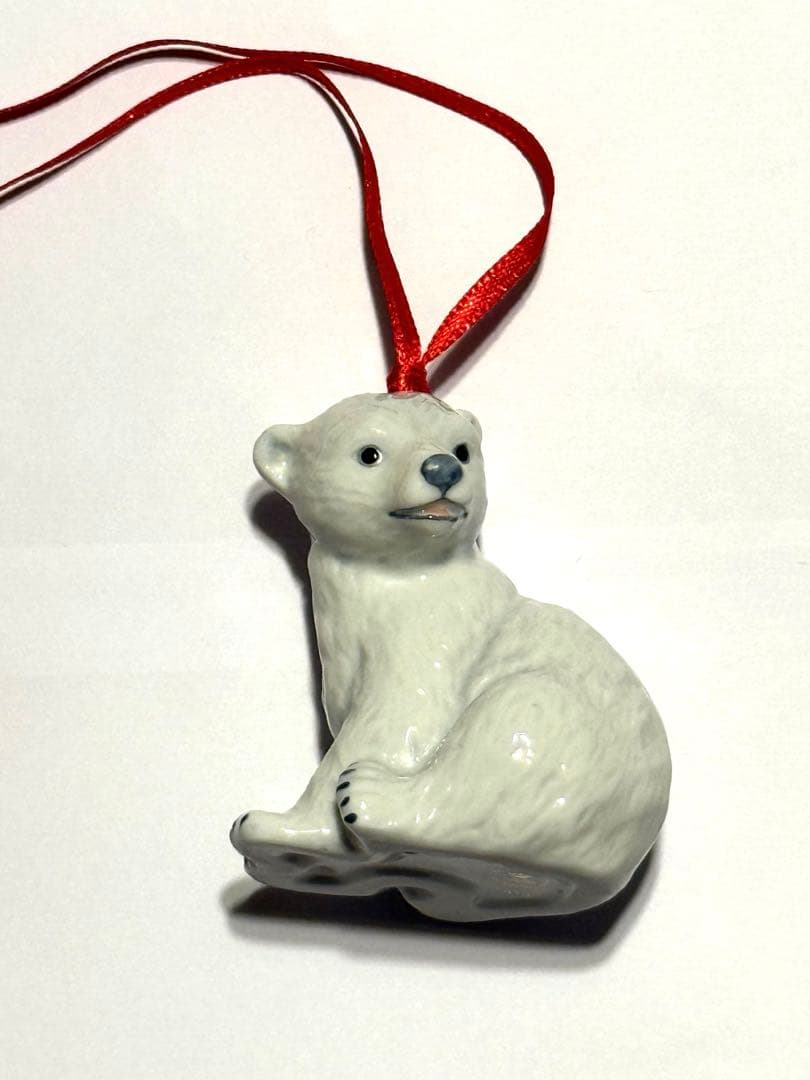希少　ロイヤルコペンハーゲン シロクマ　ホッキョクグマ　オーナメント　置物