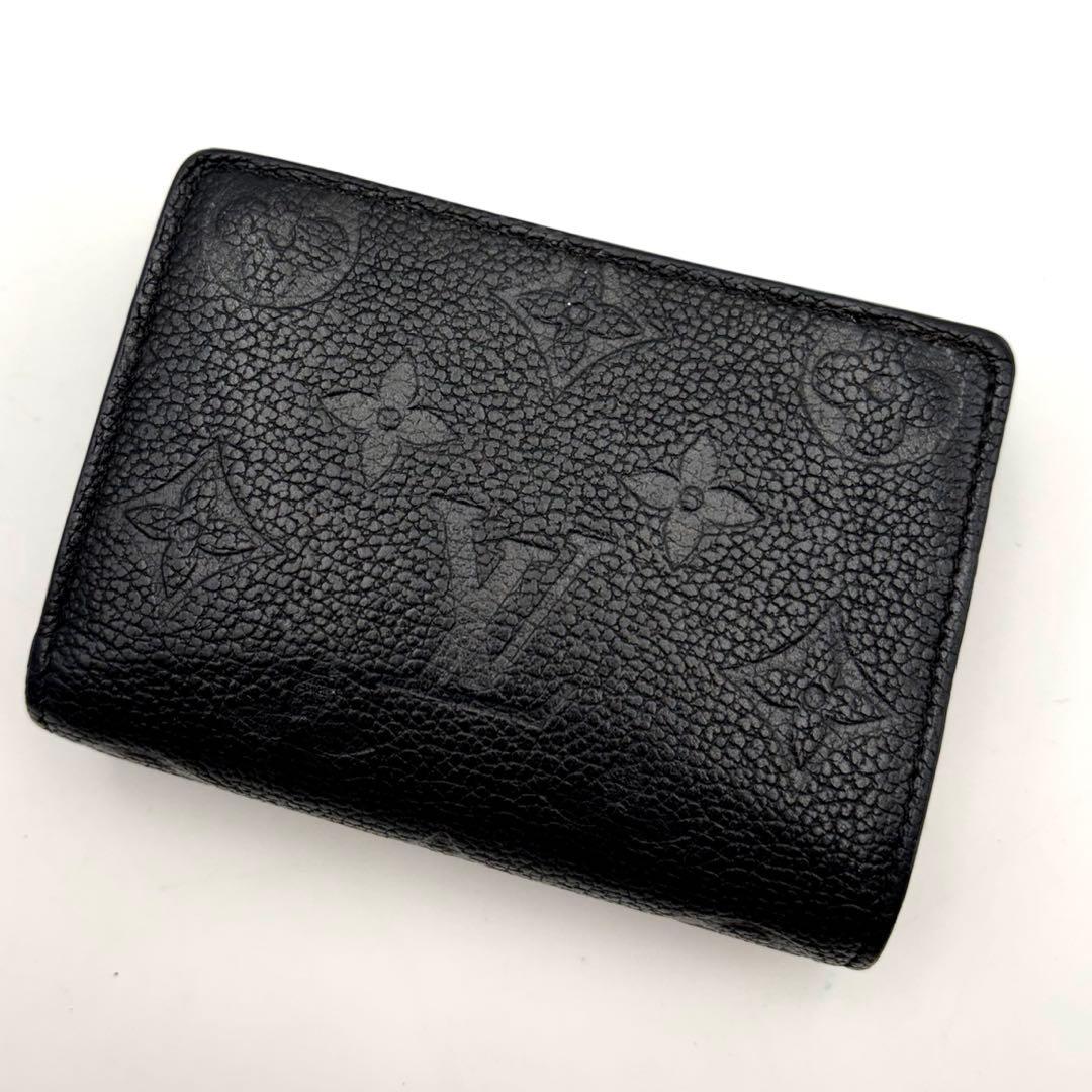 IC搭載　ヴィトン　ポルトフォイユ　クレア　アンプラント　ブラック