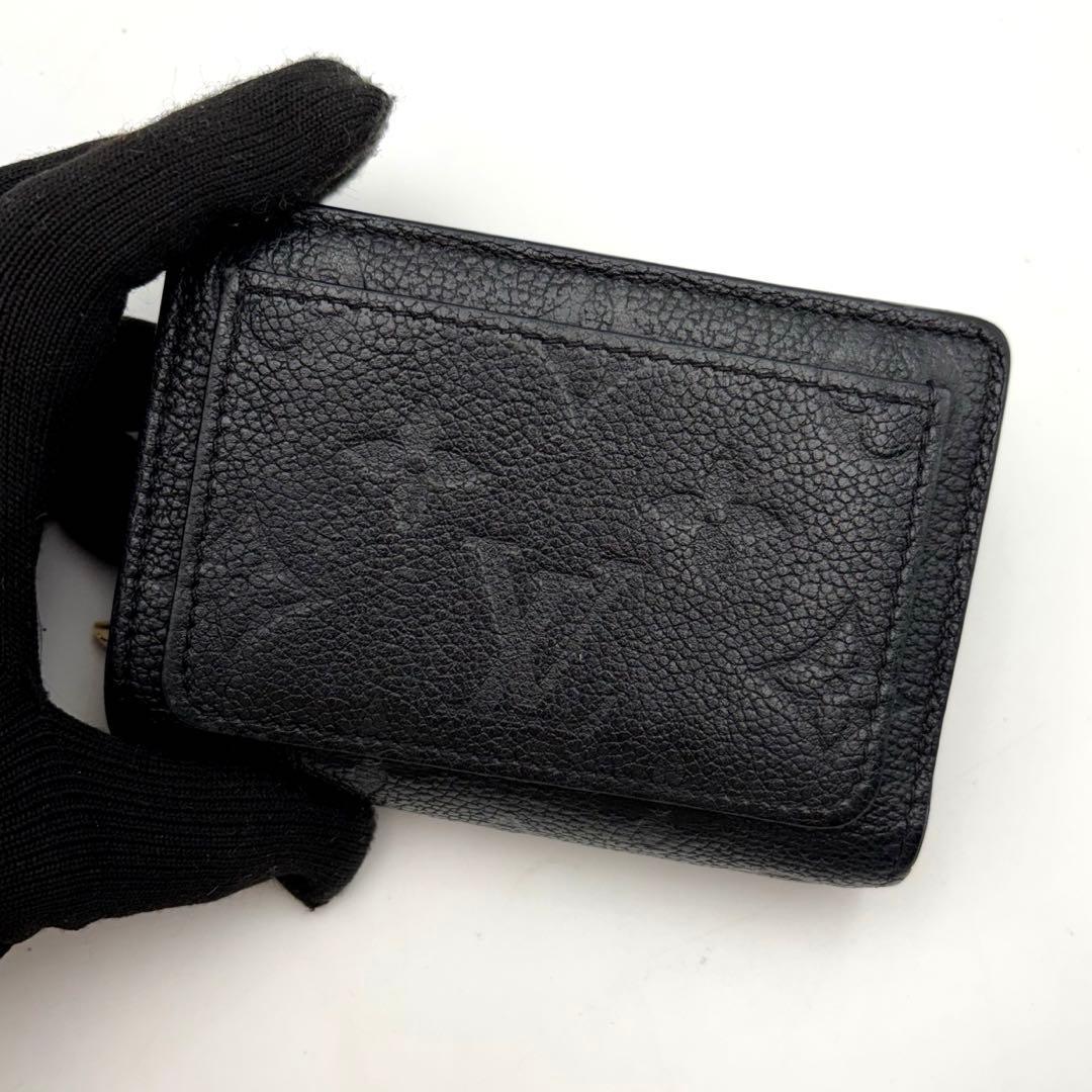 IC搭載　ヴィトン　ポルトフォイユ　クレア　アンプラント　ブラック