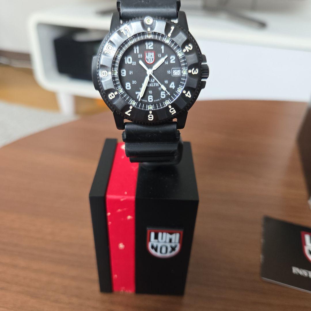 Lルミノックス F-117 ナイトホーク　3400　 ラバーベルト