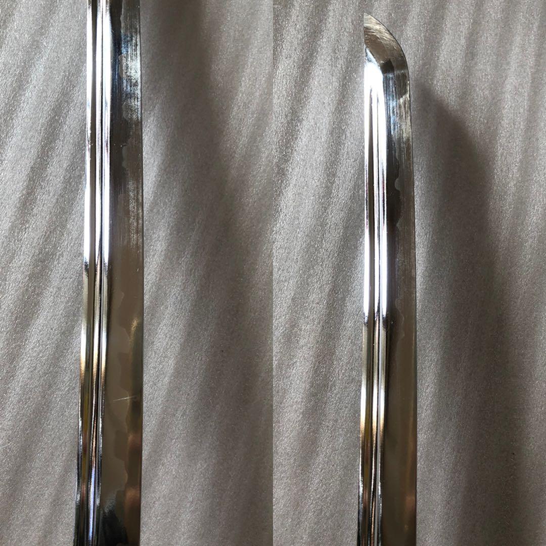 居合練習刀 白鞘　鞘付き長さ約103cm 鞘抜き816g