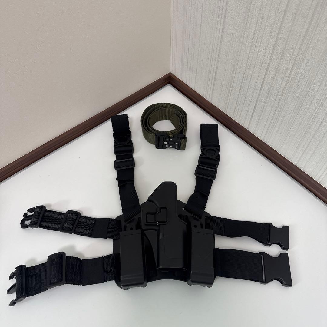 【サバゲー引退】装備９点セット　フレキャリ　ホルスター　ダンプポーチ等
