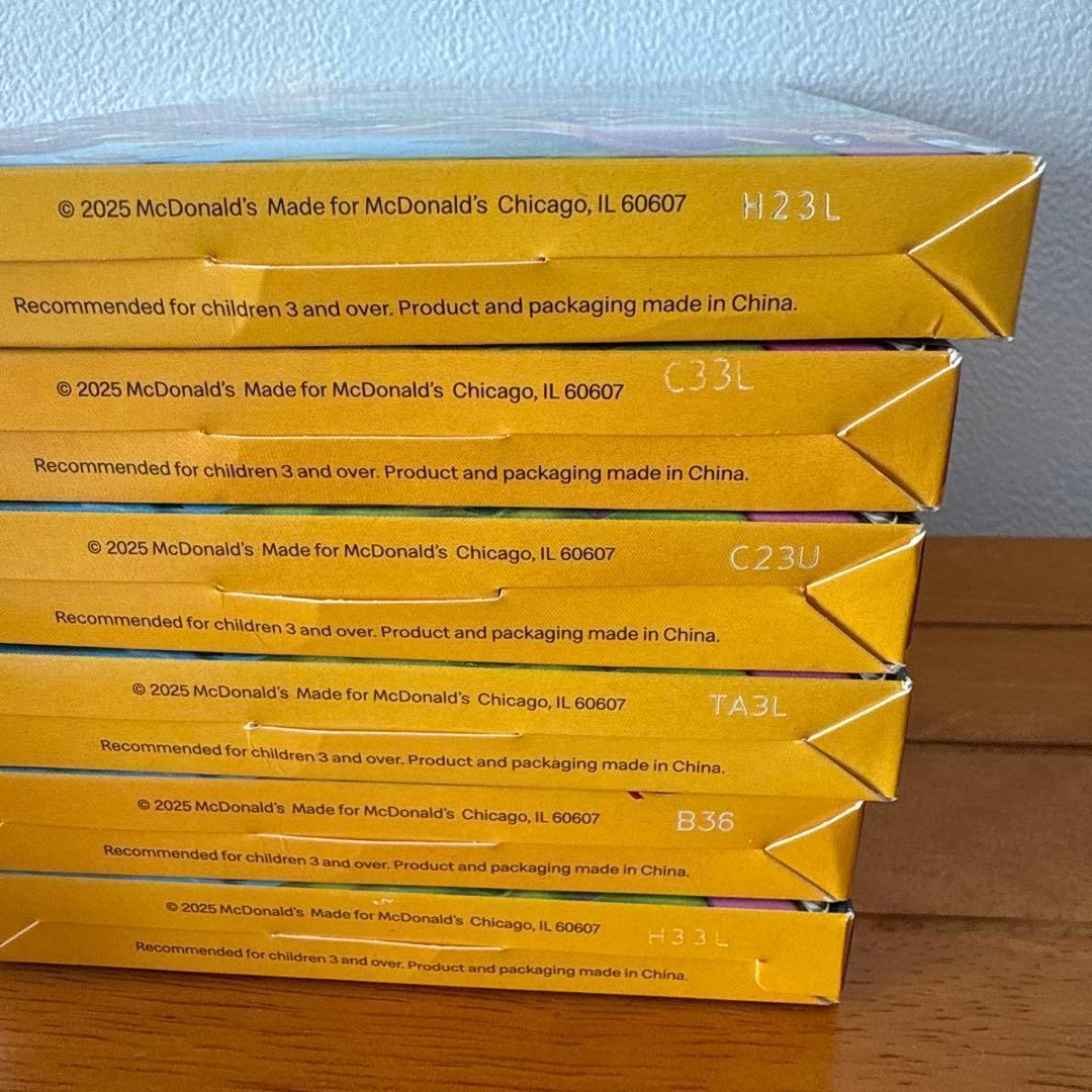 マクドナルド アメリカ ハッピーミール 缶 ステッカー コンプリートセット