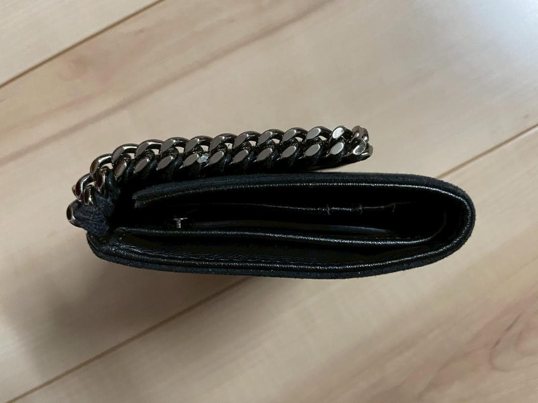ステラマッカートニー　三つ折り財布　財布 ウォレット コンパクト　ファラベラ　黒