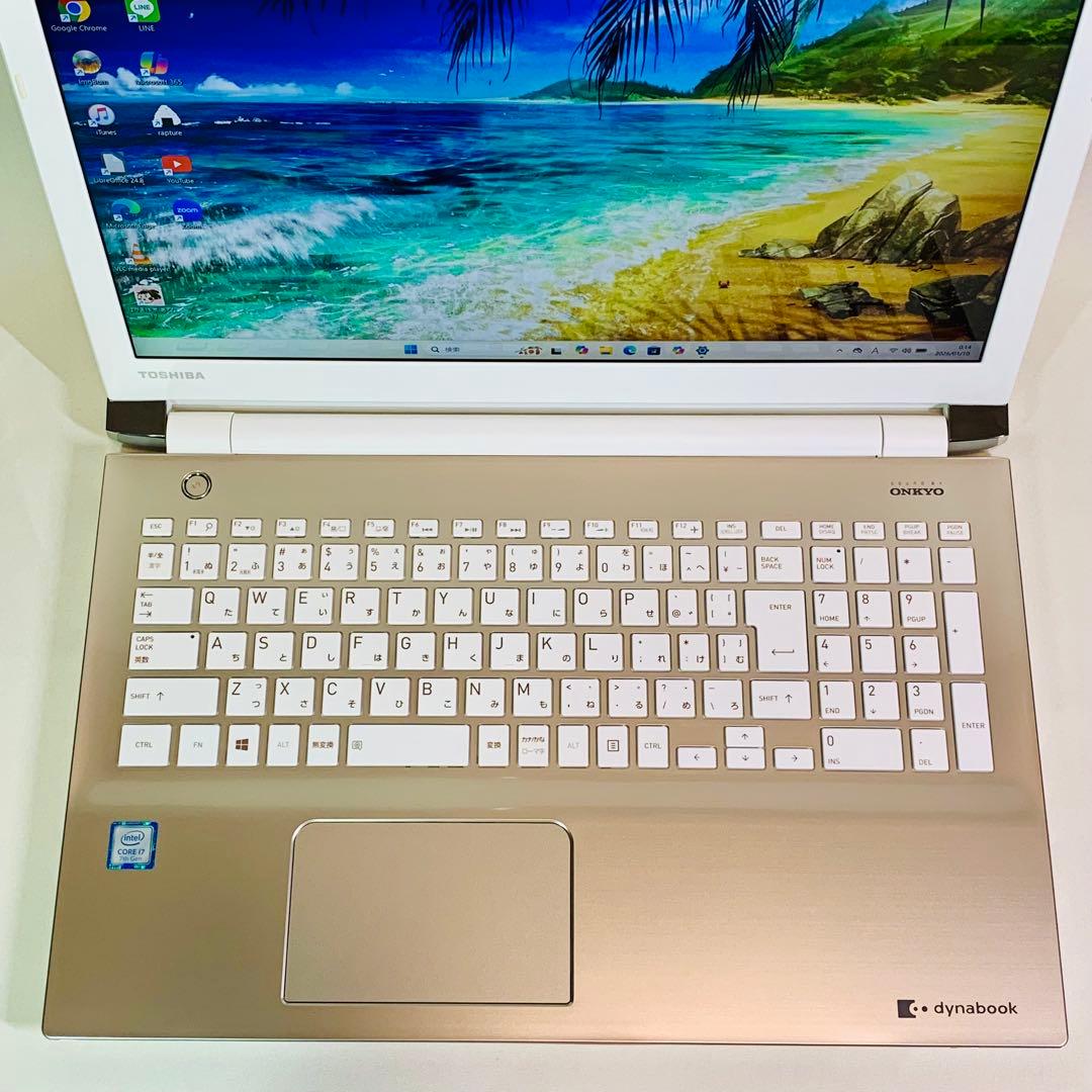 Core i7✨SSD1TB✨16GB✨カメラ✨東芝✨オフィス✨ノートパソコン