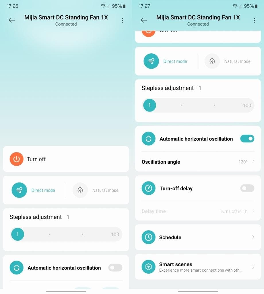 ルルフロア扇風機+USBバッテリーXiaomi Smart Fan 1X