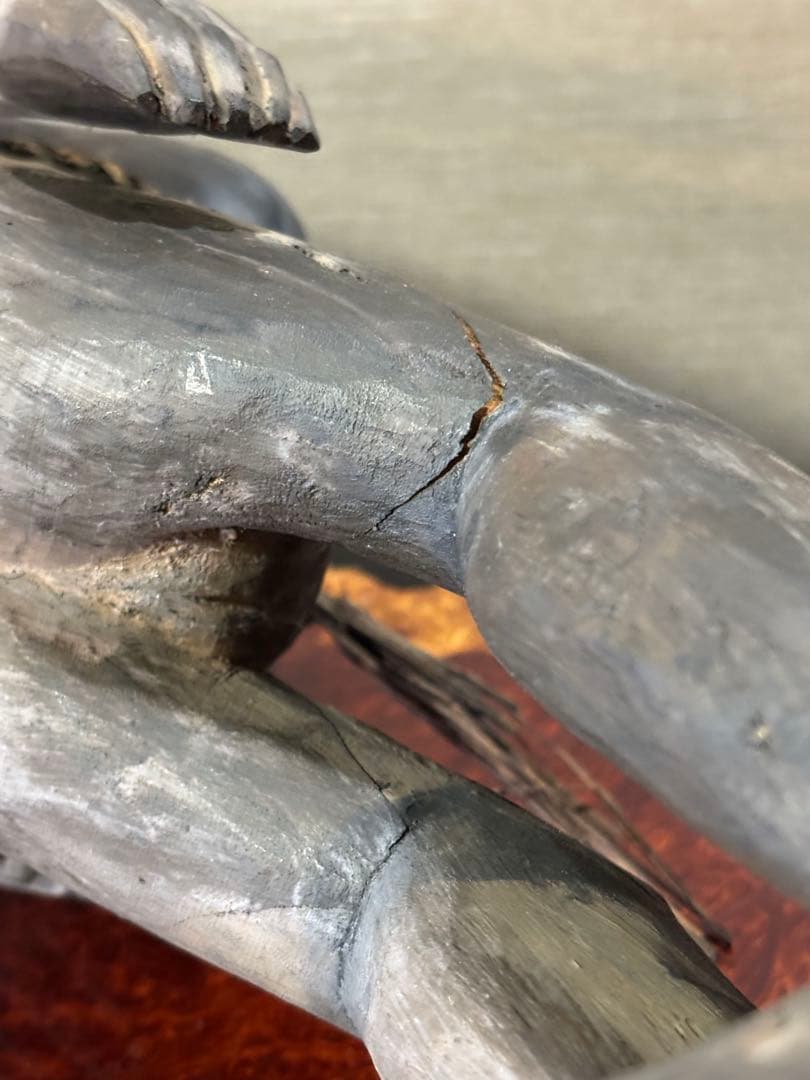 アフリカンアート62cm/人形アンティーク・骨董・レトロ・フィギュア・オブジェ