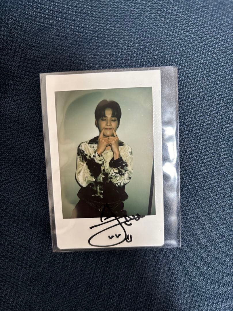 【まに】INI 木村柾哉 サイン入り チェキ