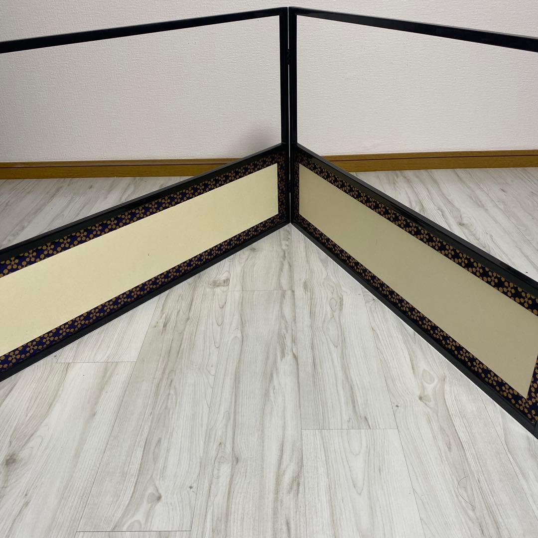 風炉先屏風　利休梅　茶道具