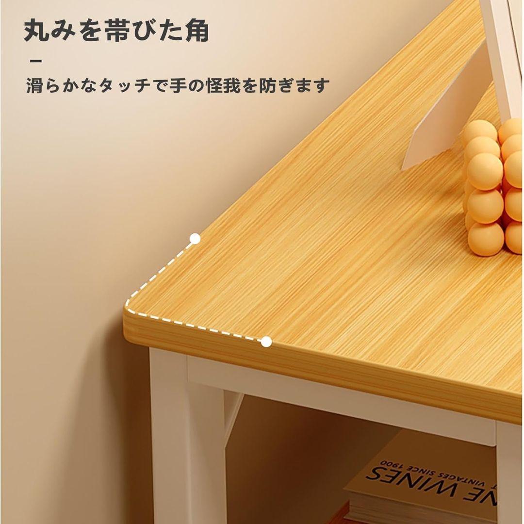 コンソールテーブル ナチュラルウッド サイドテーブル 100x20x100cm