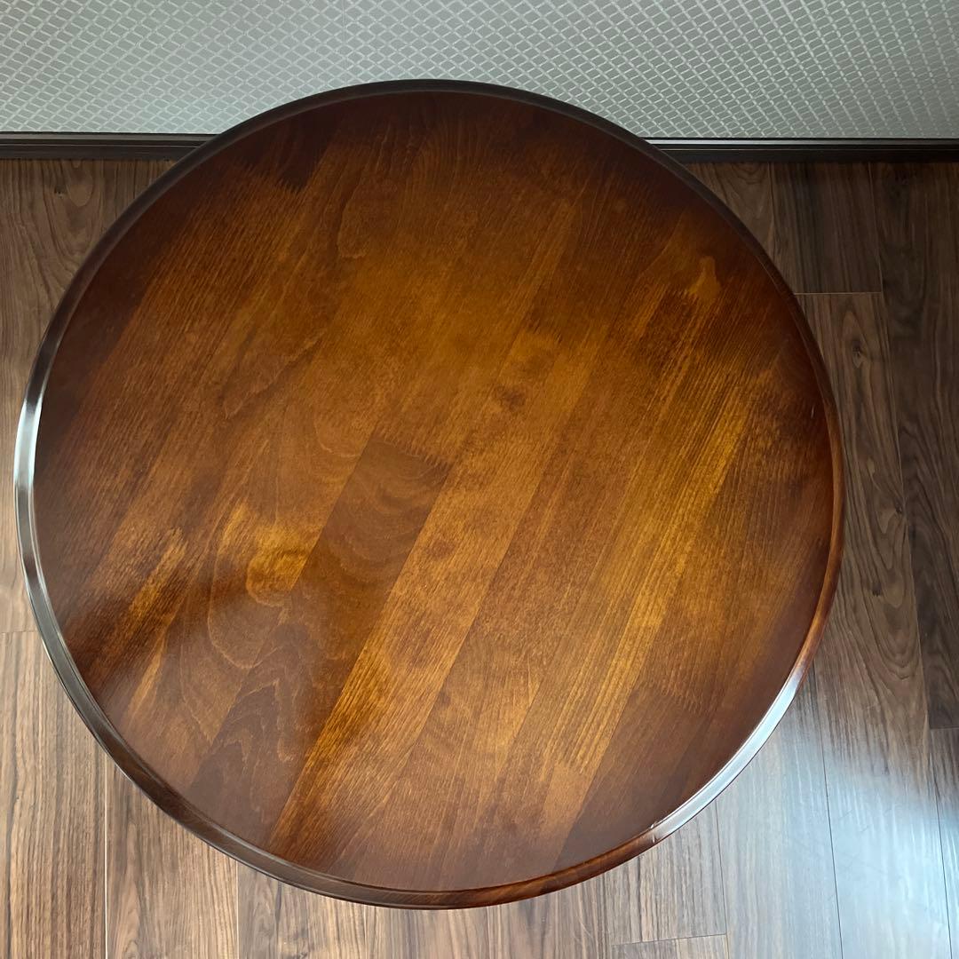 カリモク　コロニアルシリーズ丸テーブル