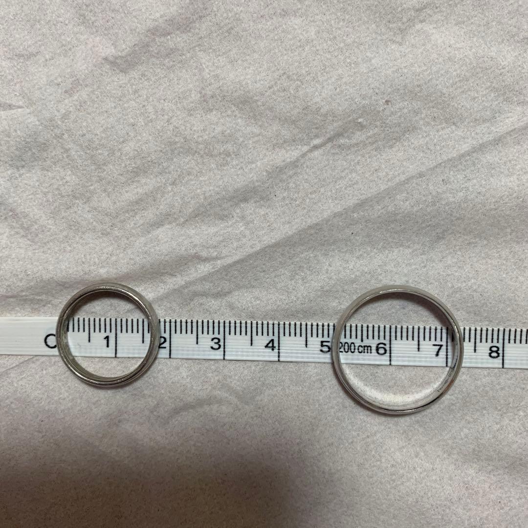 結婚指輪リングセット 小サイズ 大サイズ