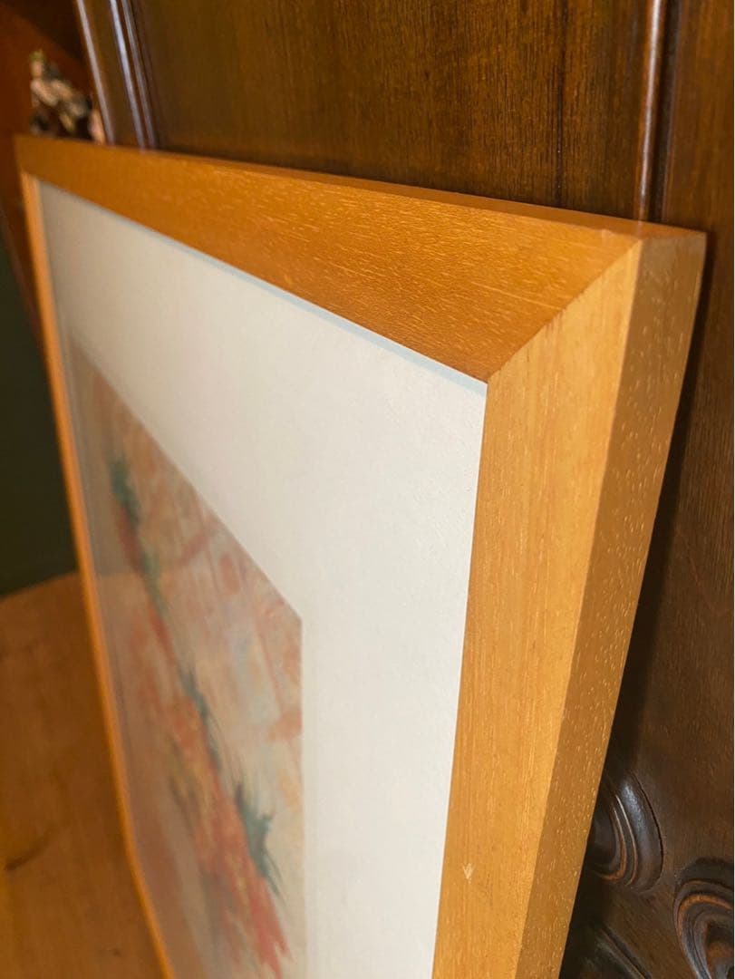 ピエール=オーギュスト・ルノワール 花のある静物 インテリア 額縁