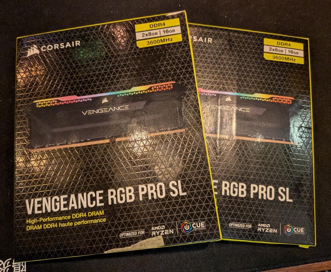 Corsair Vengeance RGB Pro SL DDR4 32GB4枚