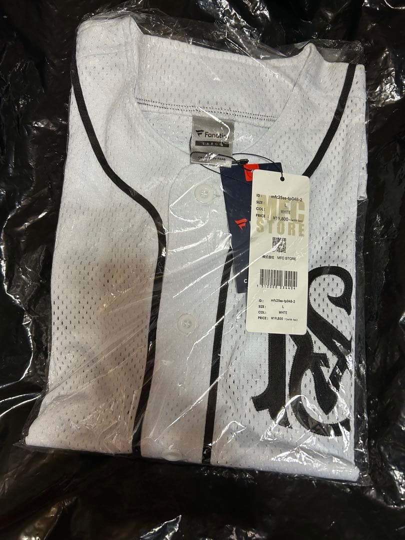 完売　浜崎あゆみ　MFC ベースボールシャツ　白　L