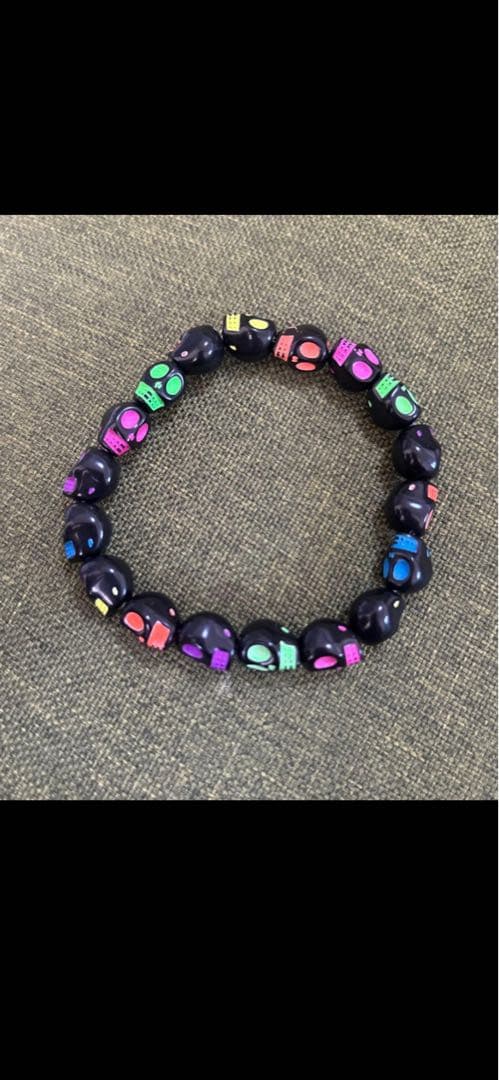 スカル ブレスレット