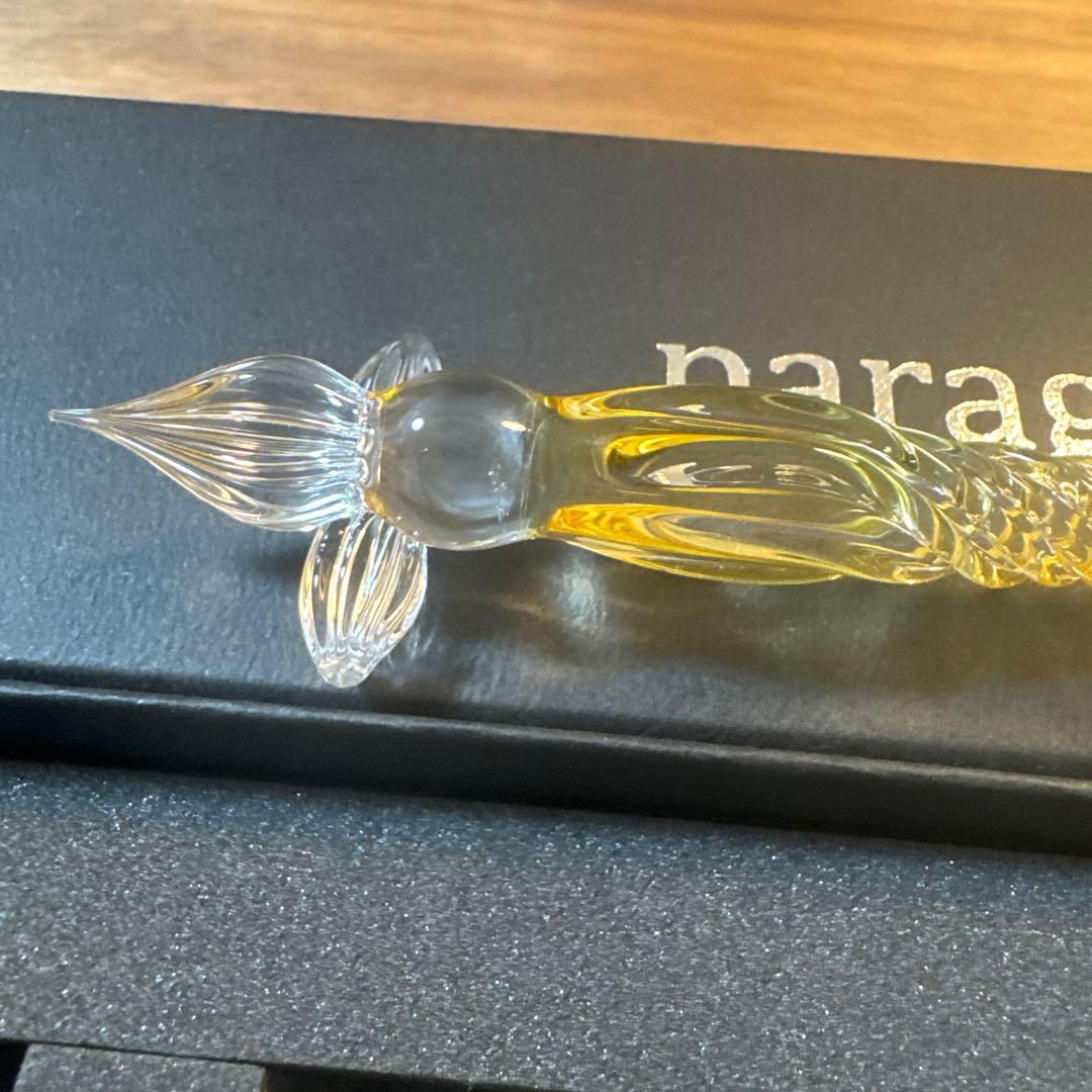 paraglass ガラスペン クリア/イエロー