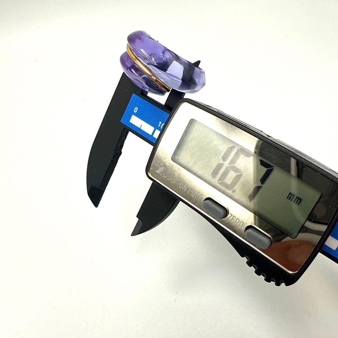 Baccarat バカラ 750 クリスタルガラス コキアージュ リング