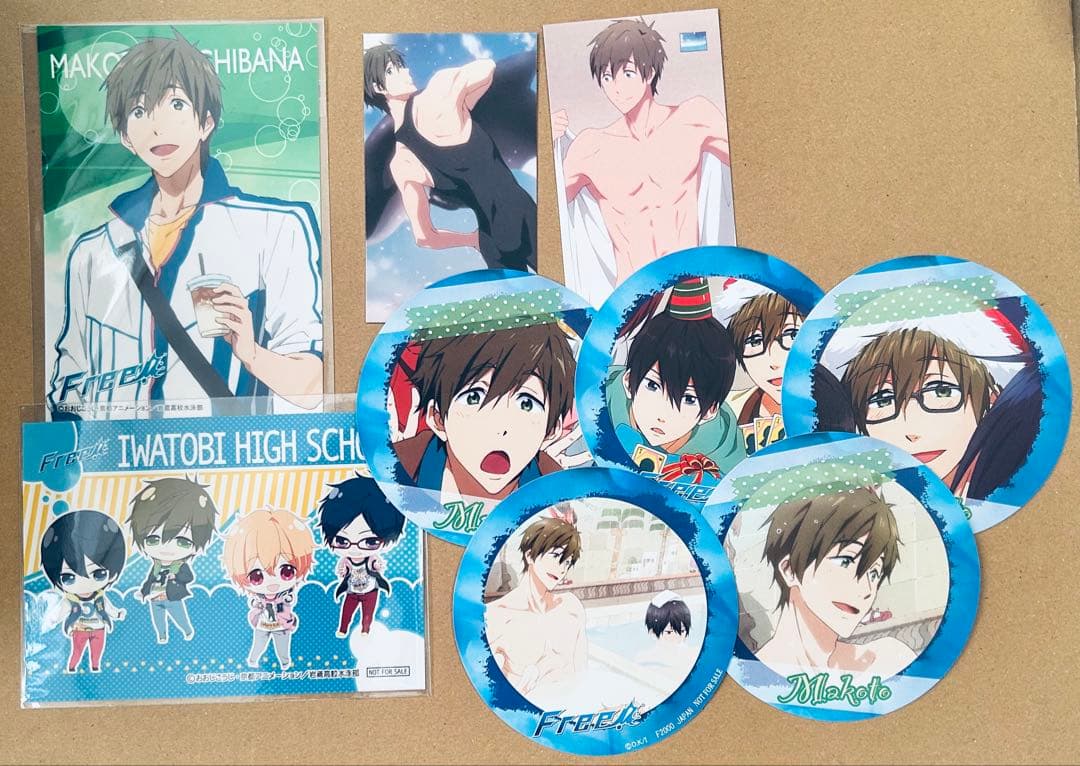 Free! 橘真琴 うちわ タペストリー クリアファイル