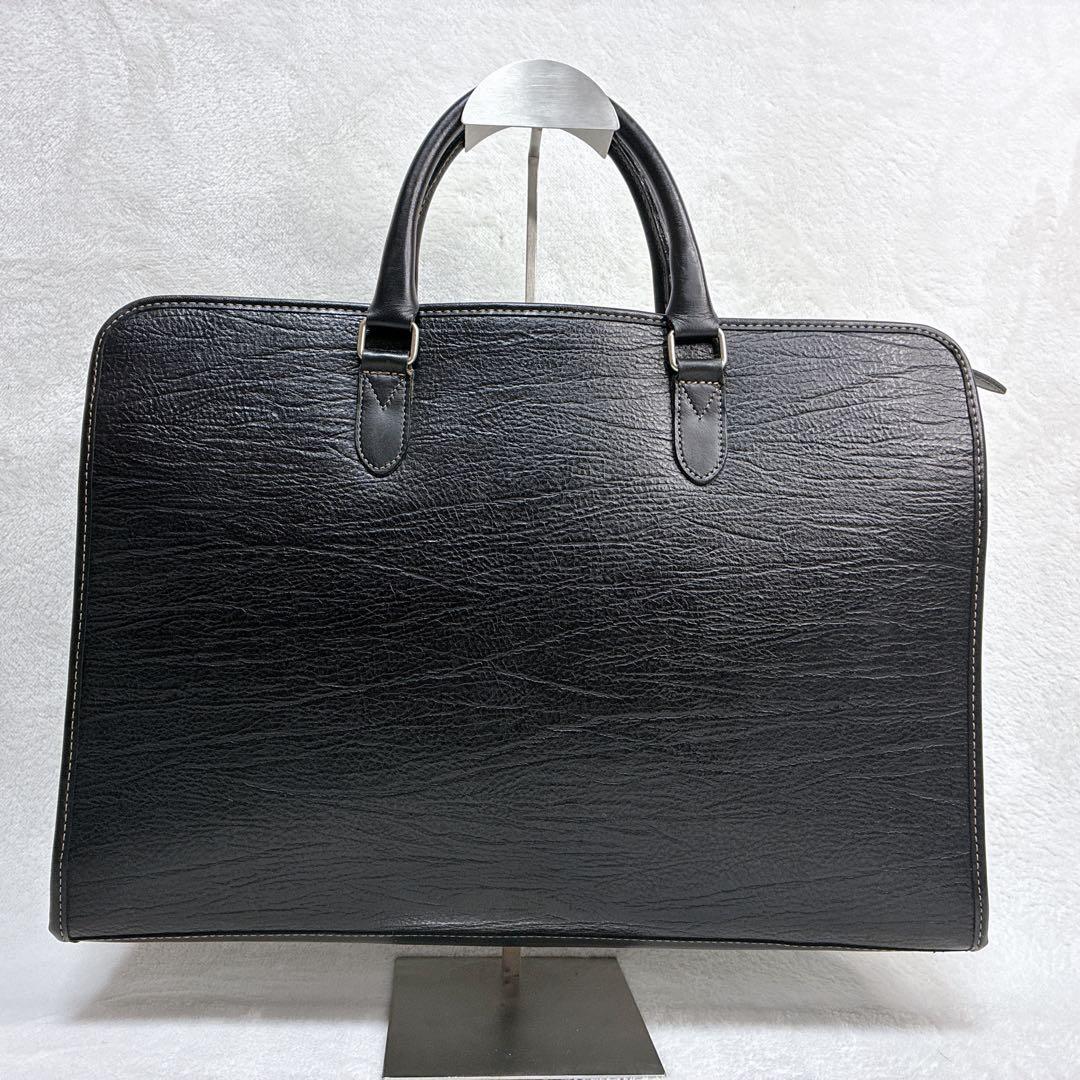 ⭐️希少⭐️ ポロカントリー　ビジネス　ブリーフケース　レザー　A4 ブラック　黒