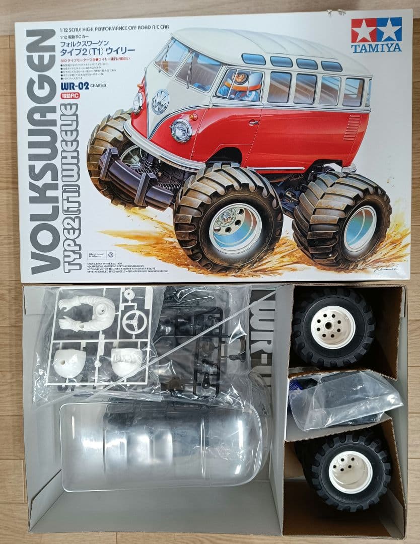 絶版貴重品新品未組立品! 1/12 Volkswagen Type 2ウイリー
