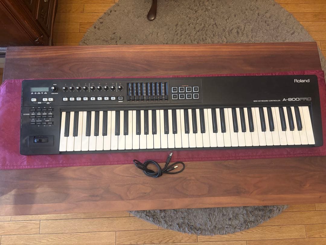 【美品】Roland A-800PRO MIDIキーボード/DP-2ペダル付