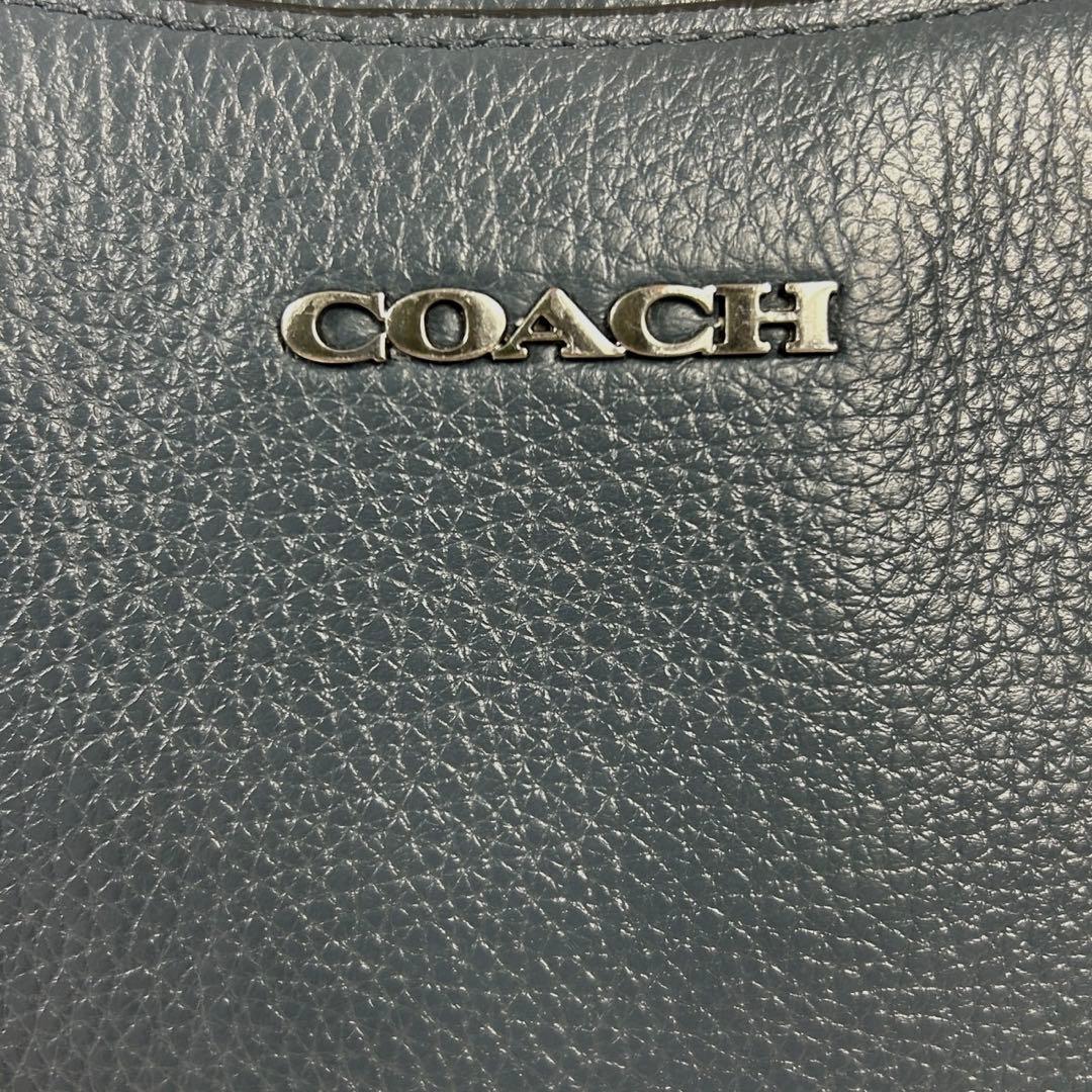 ✅【美品】定価12万　メンテ済み　コーチ　ビジネスバッグ　COACH ネイビー