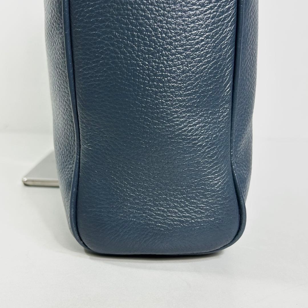 ✅【美品】定価12万　メンテ済み　コーチ　ビジネスバッグ　COACH ネイビー