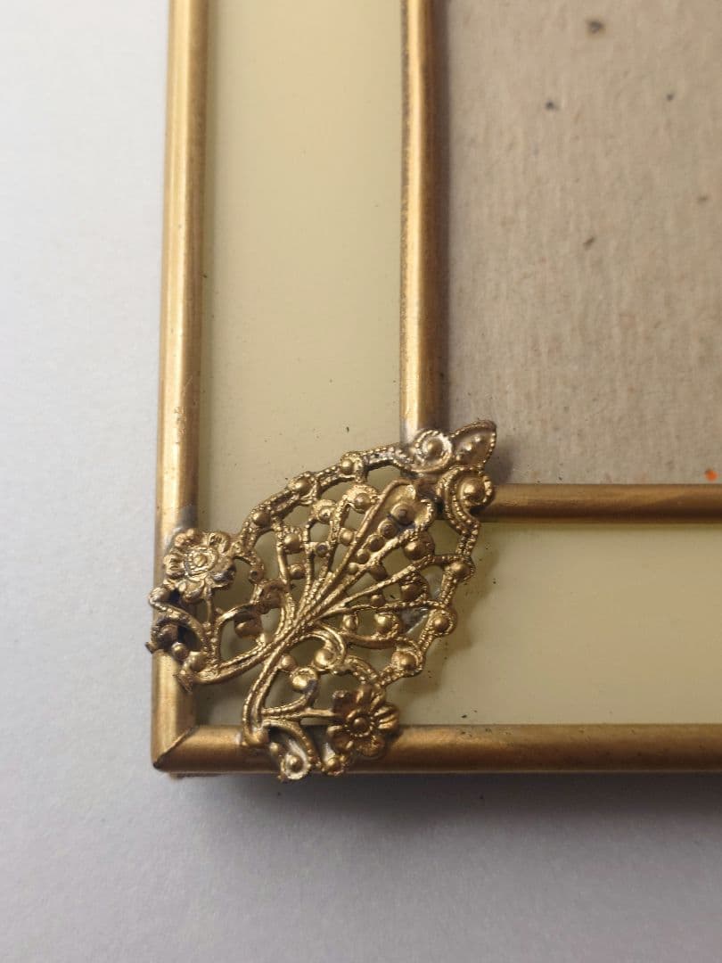 アンティーク 真鍮 額縁 装飾 ヴィンテージ