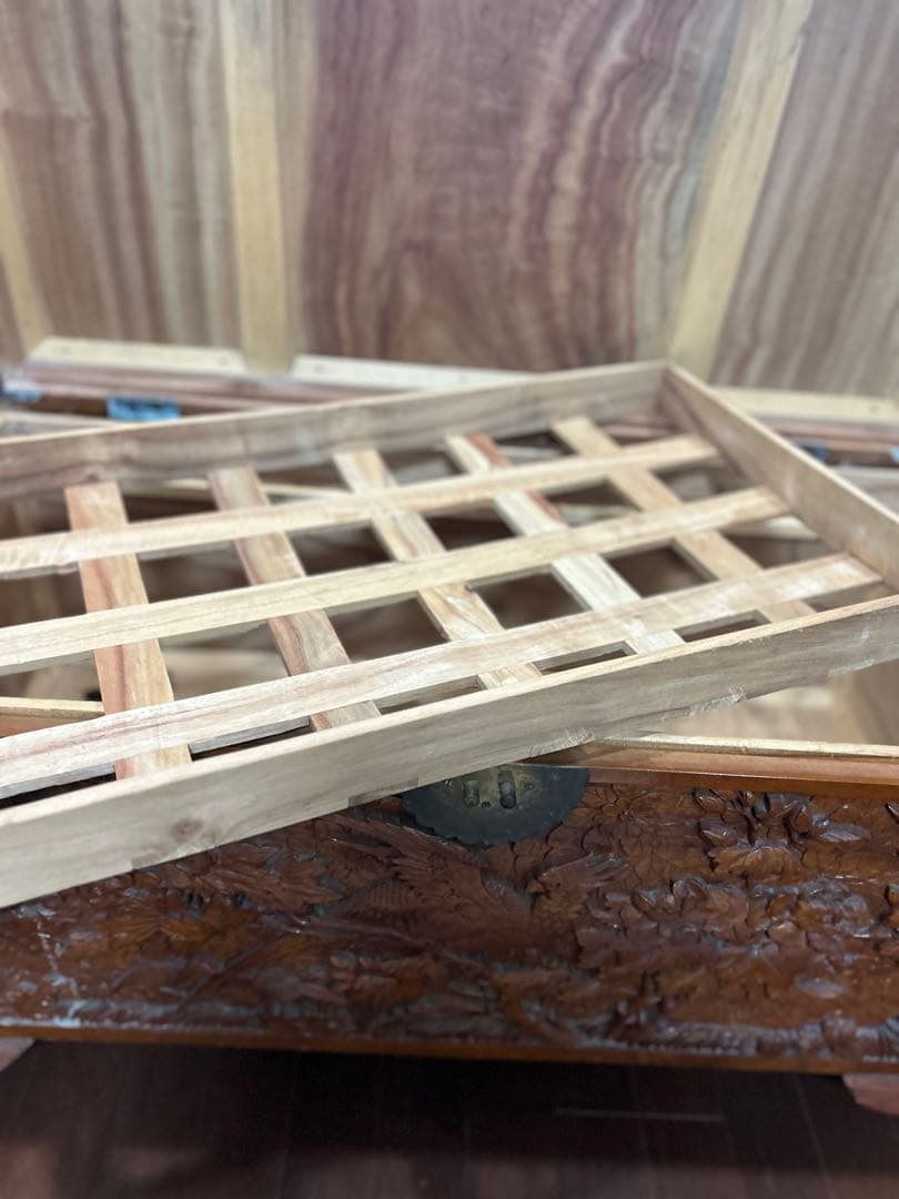 中国　アンティーク家具　大型収納ボックス