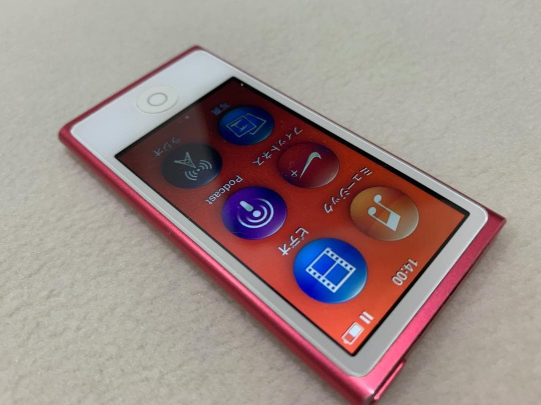 【美品】Apple iPod nano 第7世代 16GB ピンク