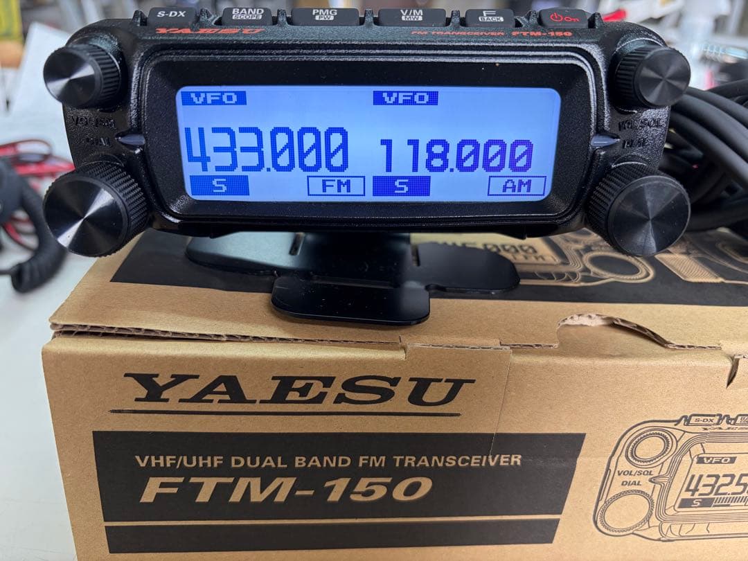 YAESU FTM-150アマチュア無線補償あり電源確認　幻の名機