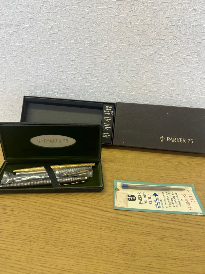 PARKER 75 万年筆 ボールペン STERLING SILVER 14k