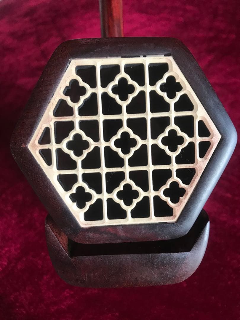 特価・二胡★最上級紫檀★錦蛇皮★古月琴坊・万其興製作★十年保証★一生の宝物