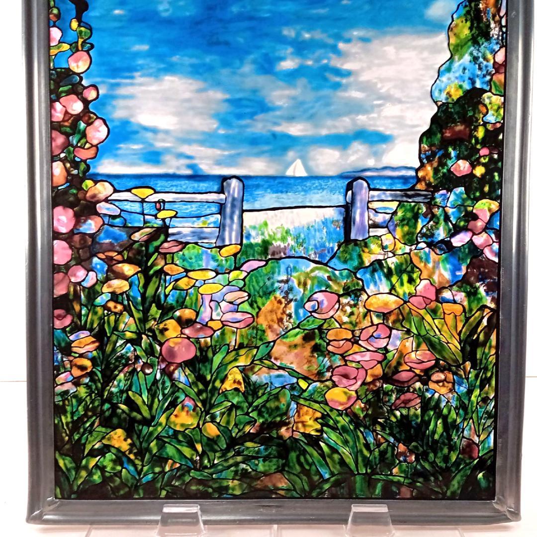 夏空ルイスCティファニー ステンドグラスSummer's Dayグラスマスターズ