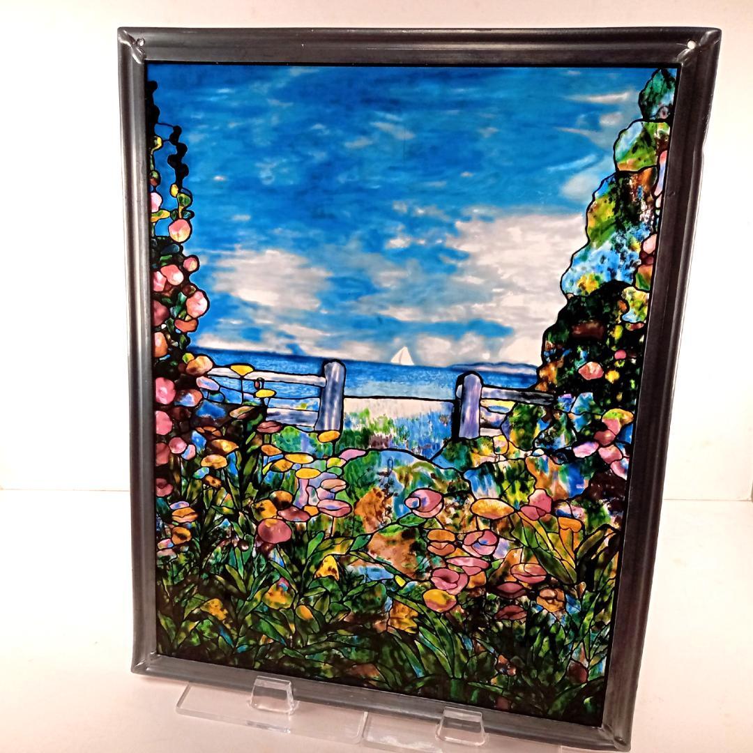 夏空ルイスCティファニー ステンドグラスSummer's Dayグラスマスターズ