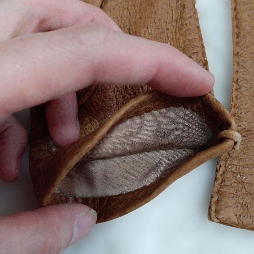 値下げ　ペッカリー製手袋　英国製ビンテージ