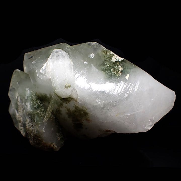 【パキスタン/バロチスタン産】クローライトイン(カーバチャー、ベント)クォーツ