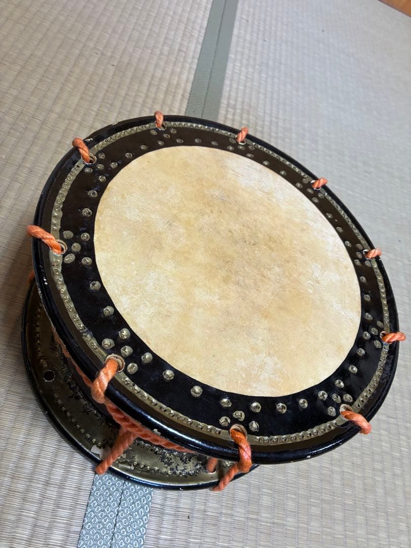 【ちかちゃん】締太鼓 バチ付き