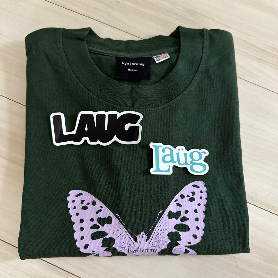 bye jeremy Tシャツ Mサイズ green × purple