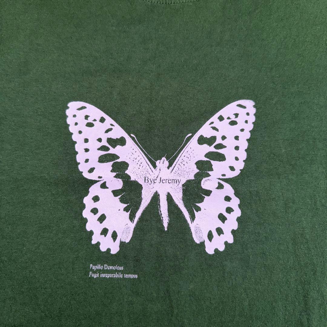bye jeremy Tシャツ Mサイズ green × purple